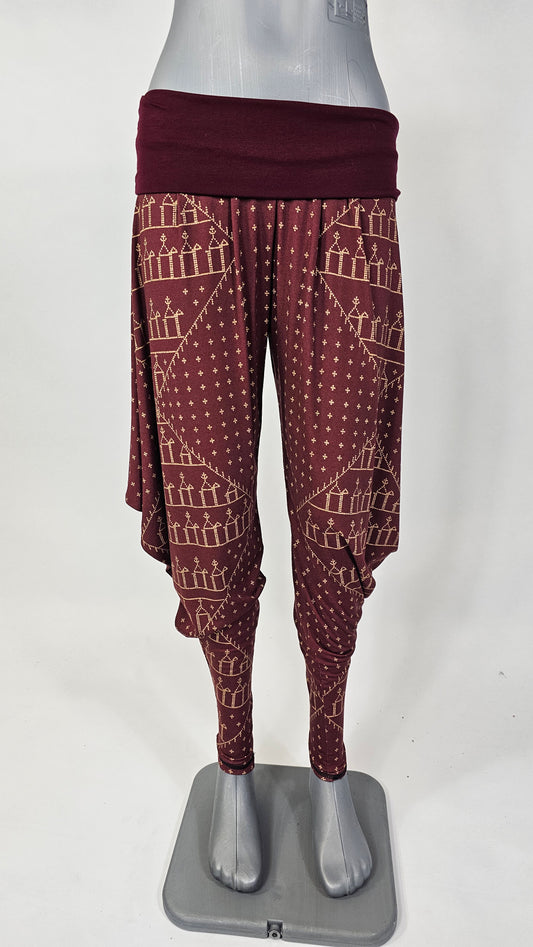 Butterfly Pant Assuit Fakejersey Burgundy