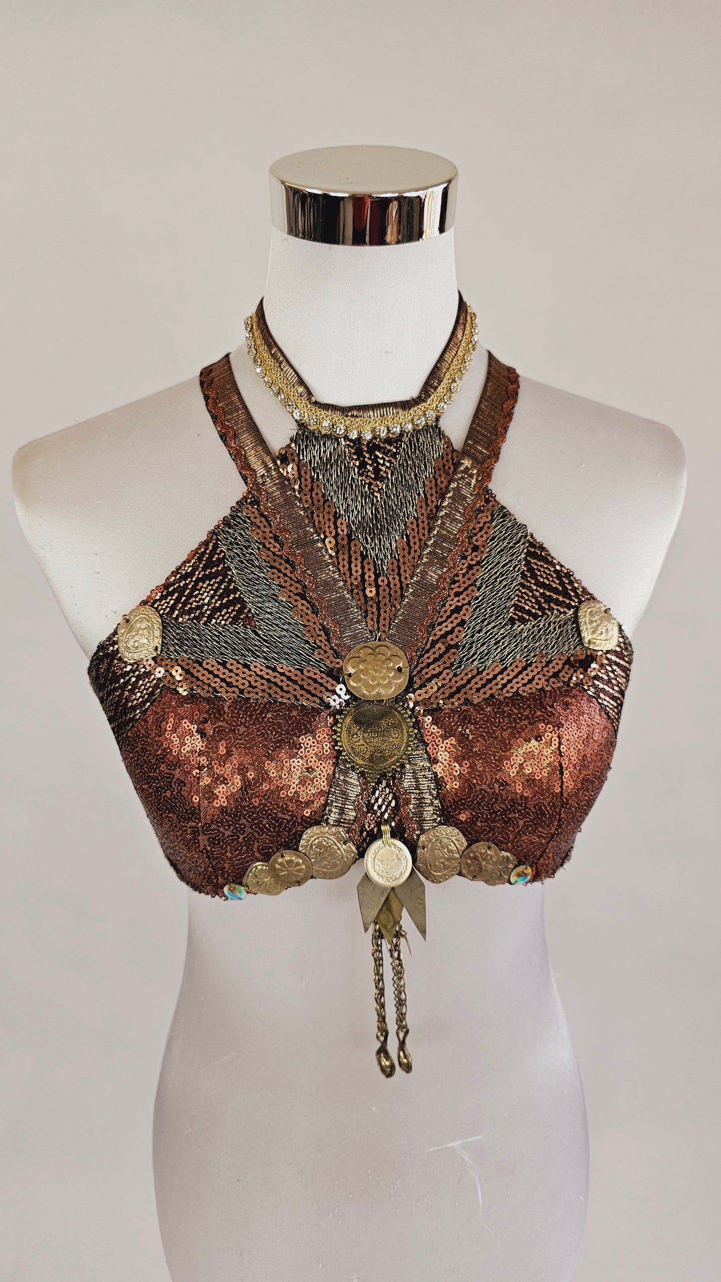 KIKI BRA ( Slim)  "Assuit/Copper Metall"