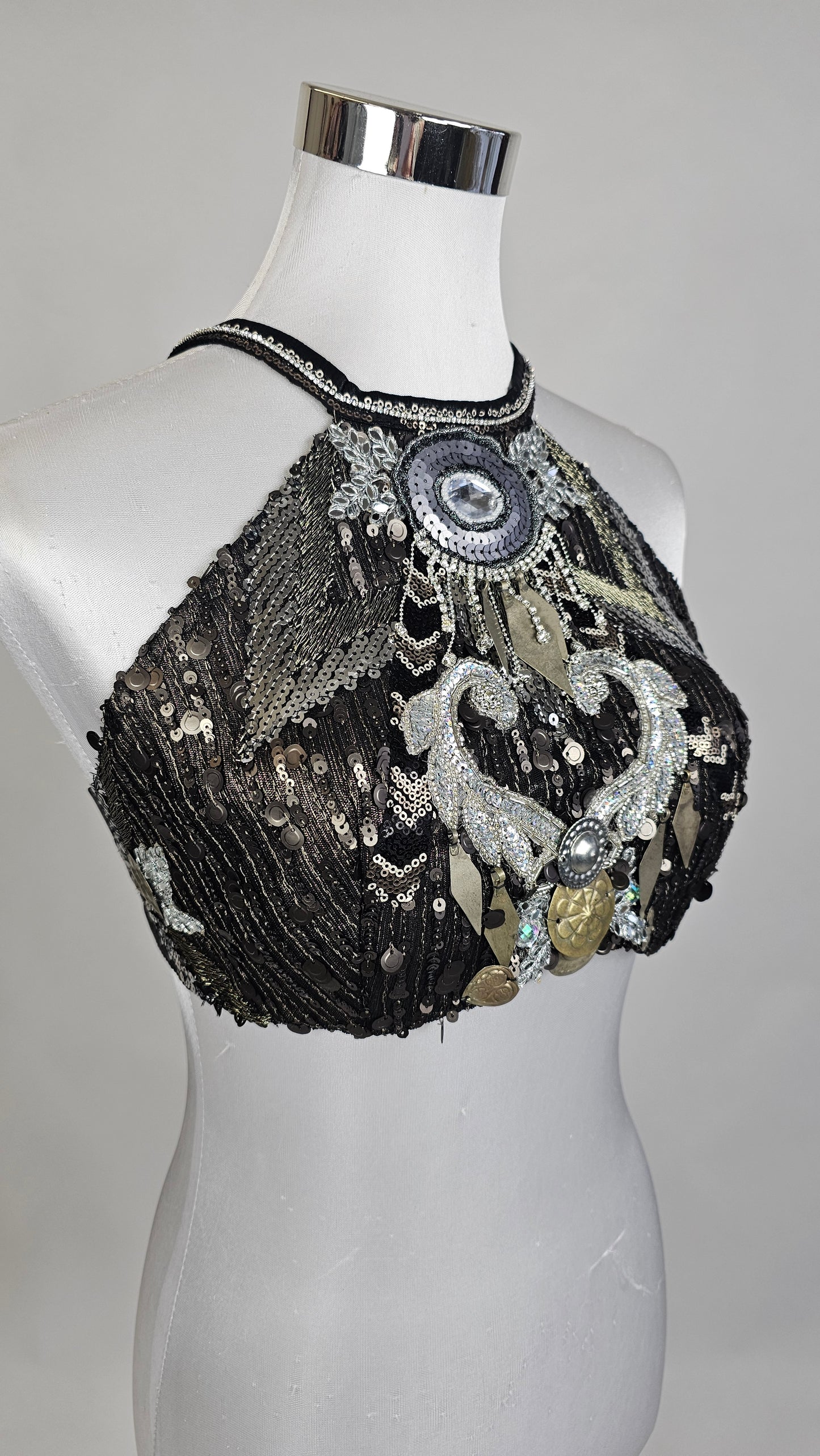 KIKI BRA Art Deco Black/Silver